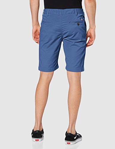 Superdry International Chino Short Pantalones Cortos, Azul (Neptune Blue Aky), 58 (Talla del Fabricante: 38) para Hombre