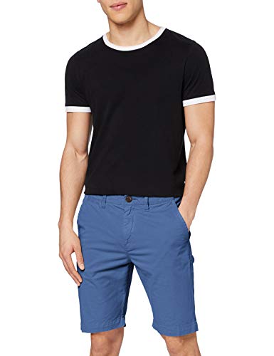 Superdry International Chino Short Pantalones Cortos, Azul (Neptune Blue Aky), 58 (Talla del Fabricante: 38) para Hombre