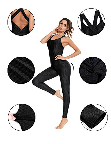 Sykooria Monos Pantalones de Yoga para Mujer Mallas Deportivos de Elásticos Leggings Push Up para Running Fitness Pilates