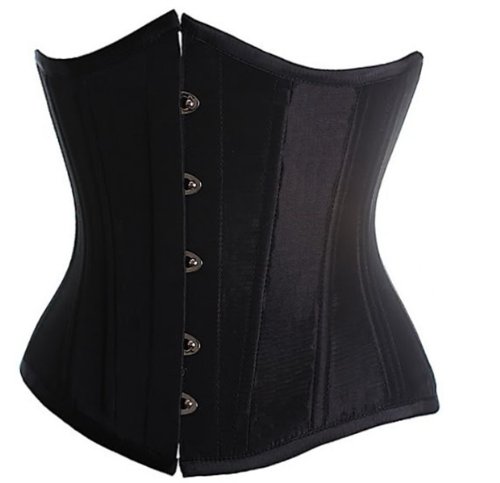 SZIVYSHI Mujer Steampunk Corsé de Underbust Cintura Waist Cincher gótico Bustier Fajas Reductoras de Cinturón Firme de Formación para