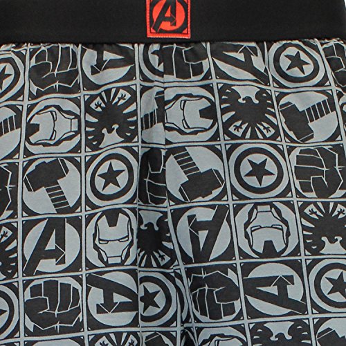 The Avengers Marvel Avengers - Pantalones del pijama para Hombre 2XL Gris