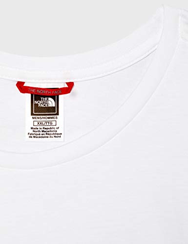 The North Face T92TX3 Camiseta Easy, Hombre, Blanco (Tnf White), L