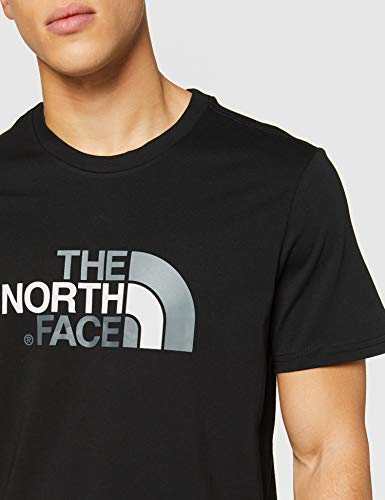 The North Face T92TX3 Camiseta Easy, Hombre, Negro (Tnf Black), S