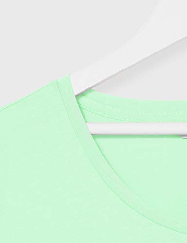 Tommy Hilfiger Babette Regular C-nk Top SS Camisa, Verde (Neo Mint), L para Mujer