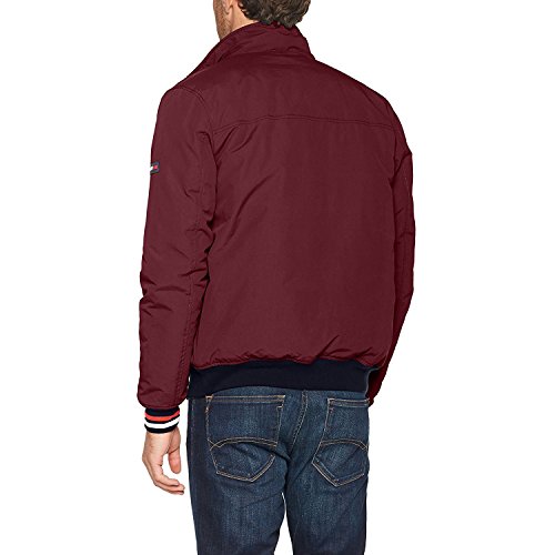 Tommy Hilfiger Basic Padded Casual Chaqueta, Rojo (Windsor Wine 674), X-Large para Hombre