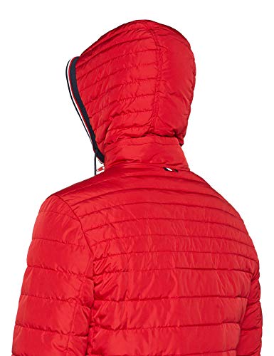 Tommy Hilfiger Lathan Detachable Hooded Jacket Chaqueta, Rojo (Haute Red 611), Medium para Hombre