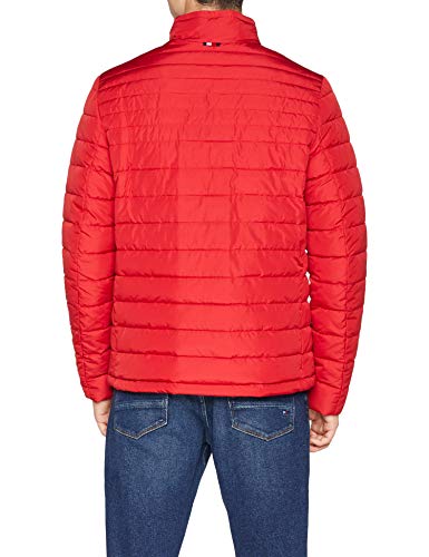 Tommy Hilfiger Lathan Detachable Hooded Jacket Chaqueta, Rojo (Haute Red 611), Medium para Hombre