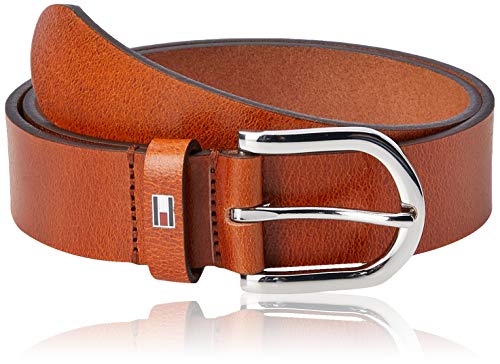 Tommy Hilfiger New Danny Belt Cinturón, Cognac, 85 cm para Mujer