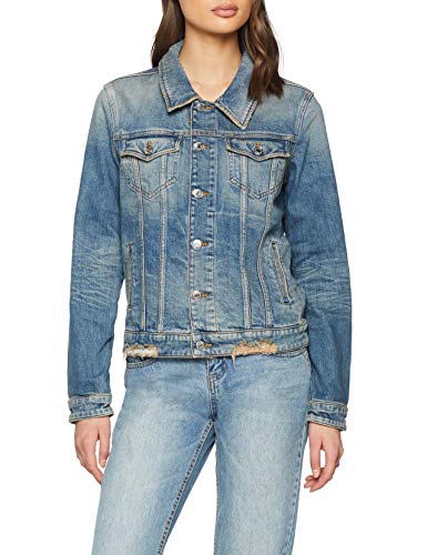 Tommy Hilfiger Regular Trucker Chaqueta vaquera, Azul (Us Idol 2 Md Bl Rg D 911), X-Small para Mujer