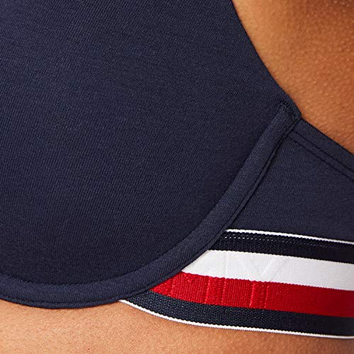 Tommy Hilfiger T Shirt Bra Sujetador para Camiseta, Azul (Navy Blazer 416), 70C (Talla del Fabricante: C 70) para Mujer