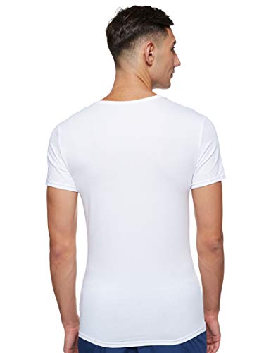 Tommy Hilfiger Vn tee SS 3 Pack Premium Essentials Camiseta, Blanco 100, M (Pack de 3) para Hombre