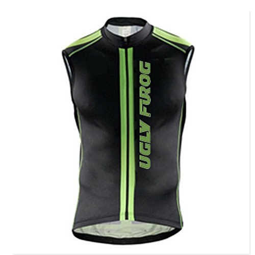 Uglyfrog #22 Ciclismo Chalecos Hombres Winter with Fleece Cycling Vest de Bicicleta Conjunto de Ropa de Ciclo Chalecos de manga corta