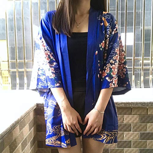 UKKO Kimono Mujer Kimonos Mujer Kimono Cardigan Camisa Blusa para Mujeres Yukata Femenina Playa De Verano Kimono