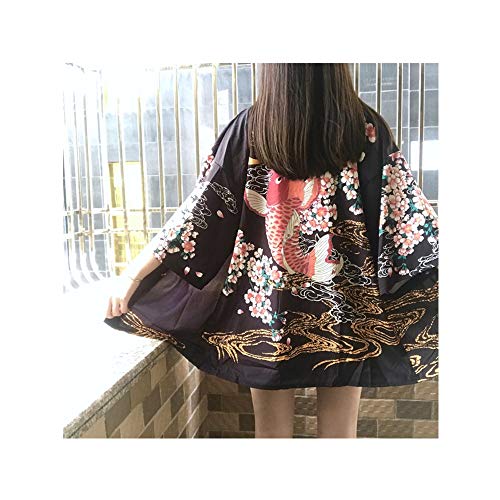 UKKO Kimono Mujer Kimonos Mujer Kimono Cardigan Camisa Blusa para Mujeres Yukata Femenina Playa De Verano Kimono