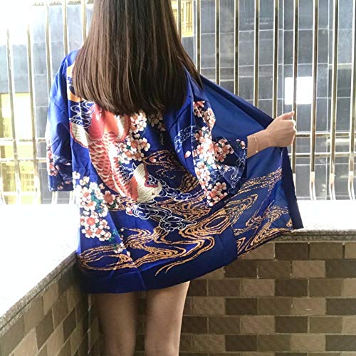 UKKO Kimono Mujer Kimonos Mujer Kimono Cardigan Camisa Blusa para Mujeres Yukata Femenina Playa De Verano Kimono