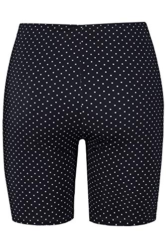 Ulla Popken Schwimmradler, Große Größen Bañador, Negro (Schwarz 10), 50 (Talla del Fabricante: 48) para Mujer