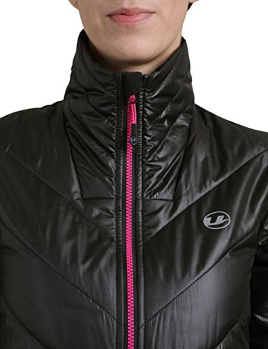 Ultrasport Advanced Chaqueta Lorma para mujer, chaqueta para todo el año, Negro/Rosa, XL