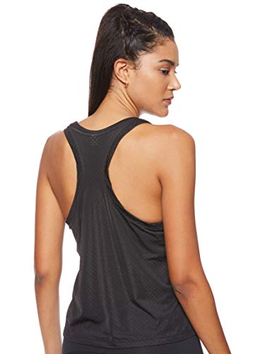 Under Armour Armour Sport Mesh Swing Tank, Tanque Mujer, Negro (Black/Metallic Silver 001), S