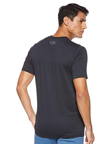 Under Armour UA Fast Left Chest 2.0 SS Deportiva de Manga Corta, Camisetas para Hombre, Negro (Black/Pitch Gray/White), XL