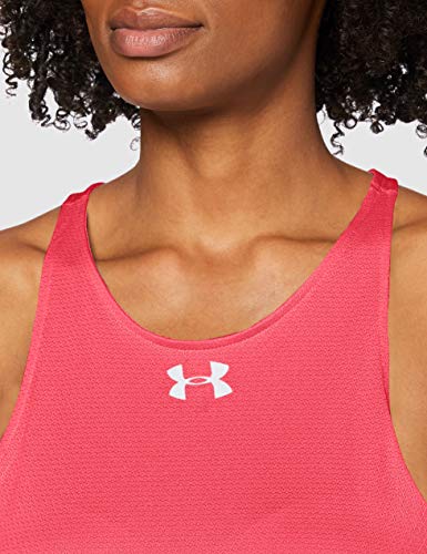 Under Armour UA Qualifier Tank Camiseta Sin Mangas, Mujer, (Impulse Pink(671), M