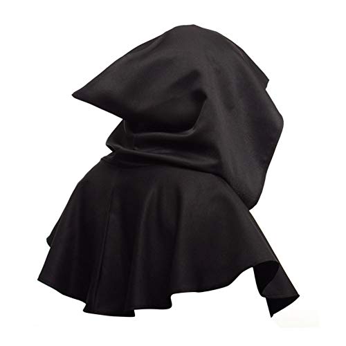 Unisex de la Vendimia de la Capucha del Traje de Halloween Ventas de Halloween Cosplay Cabo Encapuchado de Accesorios Medieval Retro Capota del Partido 1pc Negro