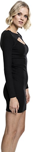 Urban Classics Ladies Cut out Dress Vestido, Negro (Black 7), S para Mujer