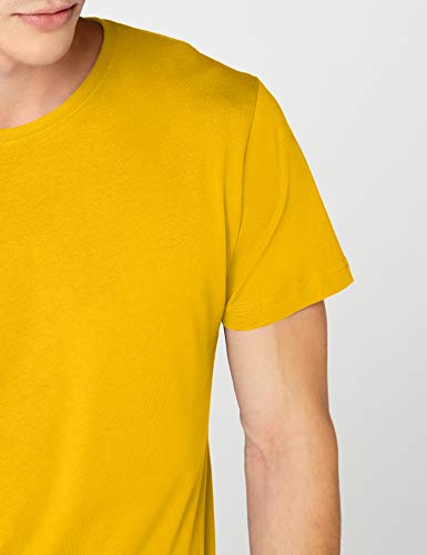 Urban Classics Shaped Long tee Camiseta, Amarillo (Chrome Yellow), XXL para Hombre