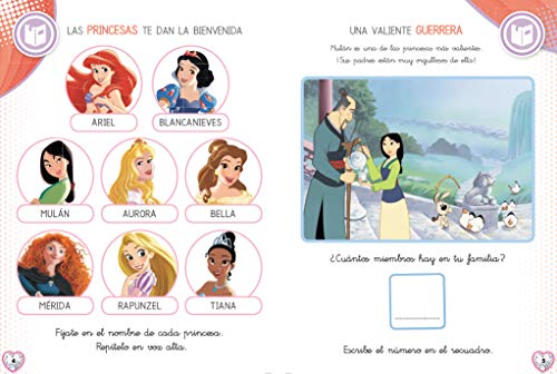 Vacaciones con las Princesas Disney. 5 años (Aprendo con Disney)