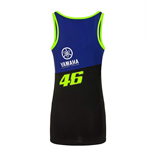 Valentino Rossi Camiseta de Tirantes para Mujer VR46 MotoGP M1 Yamaha Racing Team Vest Official 2020