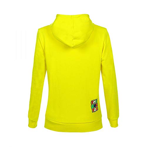 Valentino Rossi Stripes, Sudadera Mujer, Amarillo, L