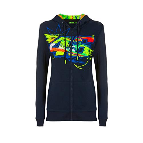 Valentino Rossi – Vr46 Classic, Sudadera, Sudadera, FELPVR46CWB, Bleu, XS