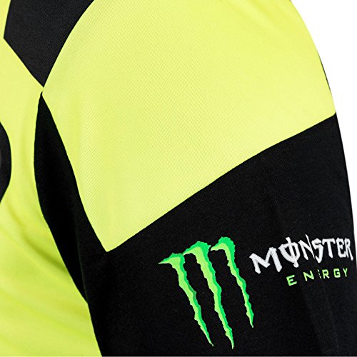 Valentino Rossi VR46 Moto GP Monster Energy Replica Camiseta Oficial 2018