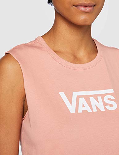 Vans Flying V Classic Muscle Camiseta, Rosa amanecer, M para Mujer