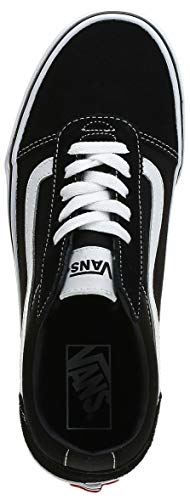 Vans Ward Canvas, Zapatillas Hombre, Negro ((Suede/Canvas) Black/White C4R), 38.5 EU