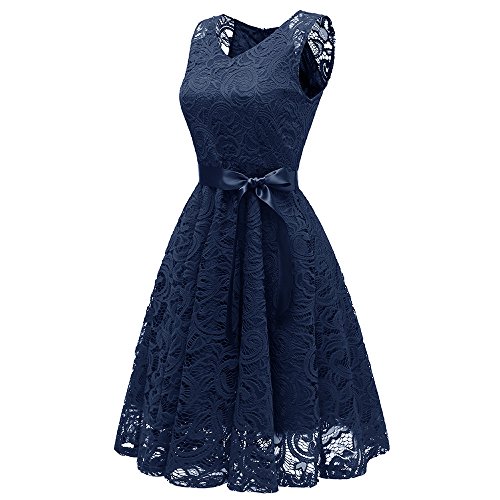 Vectry Vestidos De Fiesta para Bodas De Encaje Vestidos De Verano 2019 Elegante Vestidos Largos Casual Primavera Vestidos Mujer Casual Vestidos De Coctel Elegantes Vestido Cruzado Midi