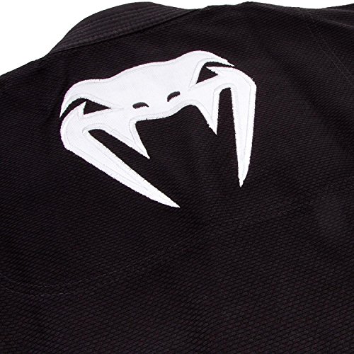 VENUM Contender 2.0 Kimono BJJ GI, Unisex Adulto, Negro, A2