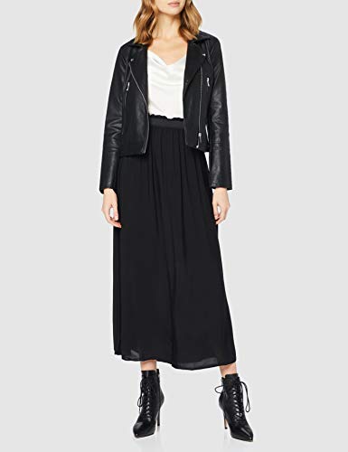 Vero Moda Vmbeauty Ankle Skirt NFS Noos Falda, Negro, XS para Mujer