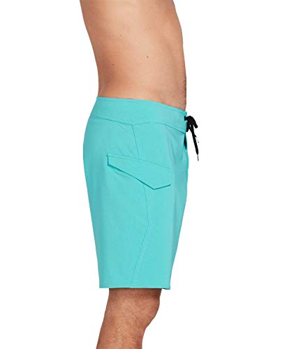 Volcom Lido Solid Mod 18" Bañador para Hombre, Mysto Green, 33