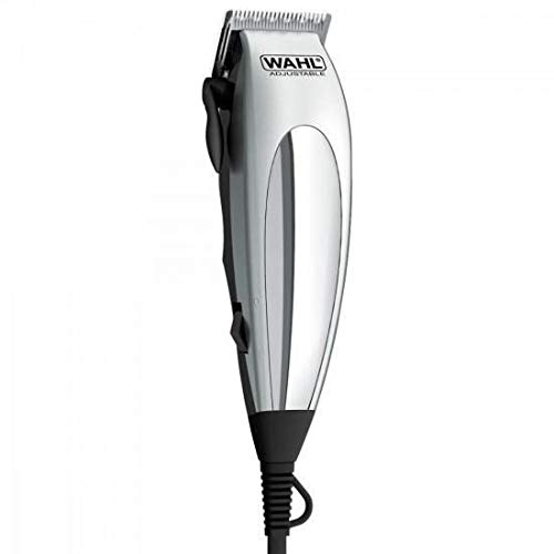 Wahl 79305-1316 HomePro Vogue Deluxe - Cortapelos con accesprios, con cable, battery-powered, plateado