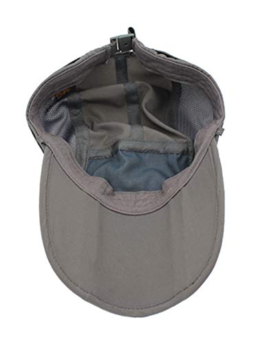 WANYING Unisexo Safari Cap con Protector de Cuello Anti UV Abatible Gorra de Béisbol para Acampar al Aire Libre -