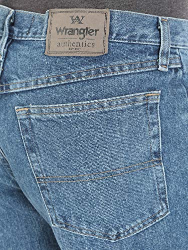 Wrangler Authentics Men's Big & Tall Classic Relaxed Fit Jean,Vintage Stonewash,54x32