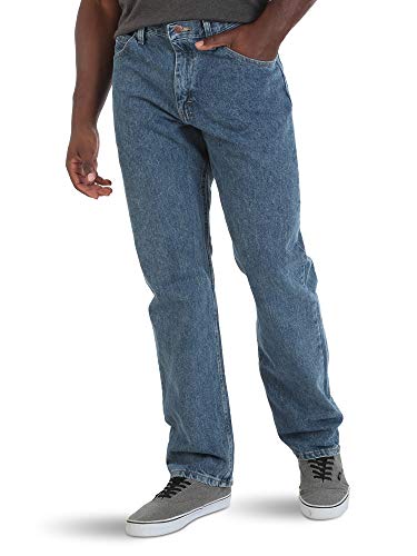 Wrangler Authentics Men's Big & Tall Classic Relaxed Fit Jean,Vintage Stonewash,54x32