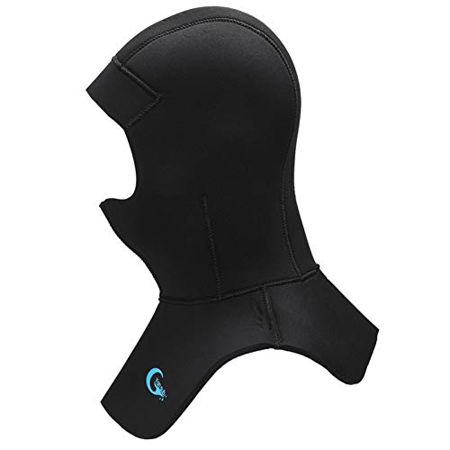 YJDTYM Capucha de Buceo Capucha de Buceo de Neopreno de 5 mm con Hombro Mantener abrigados Gorras Equipo de Snorkel Traje de Neopreno Capucha Surf