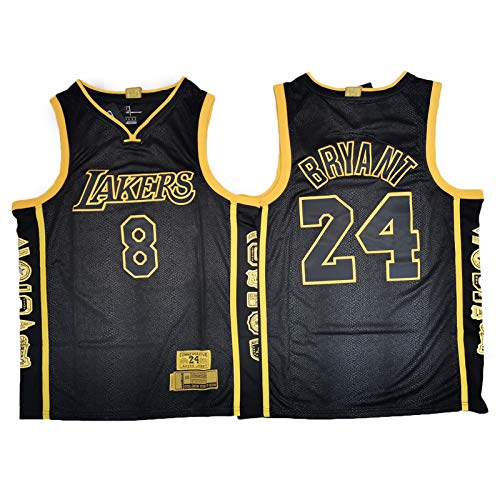 ZCGS Kobe Bryant - Camiseta de baloncesto para hombre, color negro