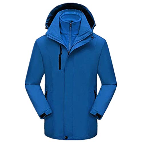 ZODOF Chaqueta de Hombre Trekking Cortavientos Abrigo Casual Impermeable Chaqueta de Invierno Hombre esquí Chaqueta Trekking Hombre Windbreaker para alpinista Senderismo al Aire Libre