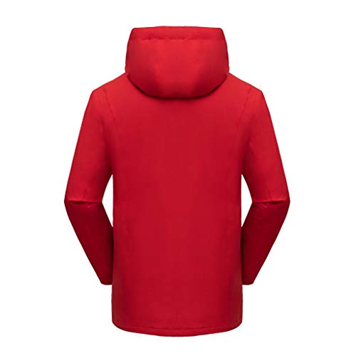 ZODOF Chaqueta de Hombre Trekking Cortavientos Abrigo Casual Impermeable Chaqueta de Invierno Hombre esquí Chaqueta Trekking Hombre Windbreaker para alpinista Senderismo al Aire Libre