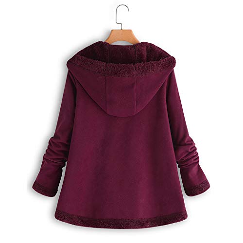 ZODOF Sudadera con Capucha para Mujer Abrigo De Invierno Mujer Abrigos Rebajas Talla Grande Chaqueta Manga Larga Cremallera Señoras Hoodie Pullover Tops Blusa