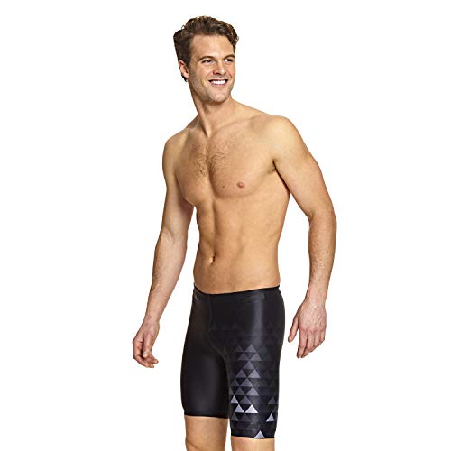 Zoggs Byron Jammer Eco - Bañador para Hombre, Hombre, 404220030, Negro/Multi, UK XS/Waist 30"