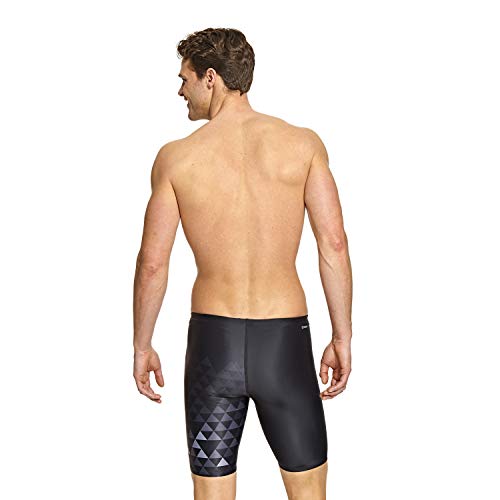 Zoggs Byron Jammer Eco - Bañador para Hombre, Hombre, 404220030, Negro/Multi, UK XS/Waist 30"