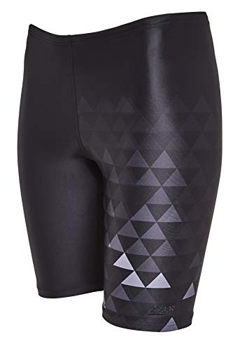 Zoggs Byron Jammer Eco - Bañador para Hombre, Hombre, 404220030, Negro/Multi, UK XS/Waist 30"